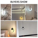Axyaa Modern LED Pendant Lights - Geometry Hanging Lamps for Living Room, Bedroom, Kitchen