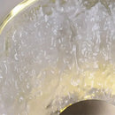 Axyaa Round Crystal Wall Light in Gold Chrome Finish