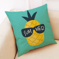 Axyaa Summer Linen Pillowcase for Home and Office Decoration