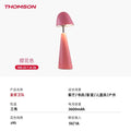 Axyaa Portable Table Lamp: French Design, Touch Switch, USB Charging, Decorative Ambient Light