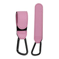 Axyaa PU Leather Stroller Hook - 360 Degree Rotatable Pram Organizer
