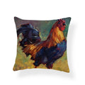 Axyaa Watercolor Rooster Pattern Pillowcase Home Decor Throw Cushion Cover