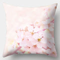 Axyaa Spring Flowers Landscape Cushion Cover 45x45cm - Decorative Pillow Case for Sofa and Bed