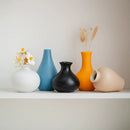 Axyaa Handmade Terracotta Ceramic Vases Set of 5 - Home Decor & Christmas Centerpiece
