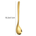 Axyaa Long Handle Stainless Steel Soup Spoon