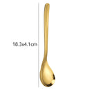 Axyaa Long Handle Stainless Steel Soup Spoon