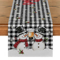 Axyaa Snowman Snowflake Table Runner Home Decor & Party Essential