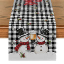 Axyaa Snowman Snowflake Table Runner Home Decor & Party Essential
