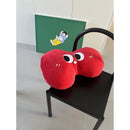 Axyaa Big Eyes Red Apples Pillows Sofas Plush Dolls - Christmas Birthdays Gifts