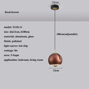 Axyaa Adjustable Angle Round Pendant Light: Modern Stretchable Chandelier for Home Lighting