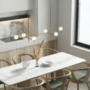 Axyaa Nordic Metal Chandelier Glass Pendant Light