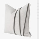 Axyaa Decorative Linen Cotton Patchwork Pillow Cover for Living Room Sofa