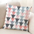 Axyaa Geometric Pattern Linen Pillowcase for Home Sofa Decoration