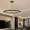 Axyaa Modern LED Ceiling Lamp Chandelier for Bedroom and Dining Room