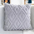 Axyaa Soft Faux Fur Velvet 18x18 Decorative Throw Pillow Covers