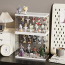 Axyaa Acrylic Bubble Display Rack Lego Storage Box Large Capacity Transparent Cabinet.