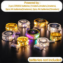 Axyaa Golden Ribbon Fairy String Lights for Christmas Home Party Decor