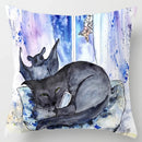Axyaa Cartoon Cat Pillow Cover for Home Office Bedroom Sofa Car Decoration