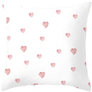 Axyaa Valentine's Day Parchment Pillow Set for Home Sofa, Square Pillowcase