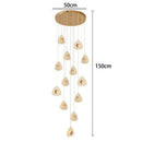 Axyaa Nordic Chandeliers Dining Room Pendant Lights Ceiling Hanging Lamps
