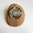 Axyaa Japanese Walnut LED Wall Lamp for Bedroom - Retro & Simple Lighting