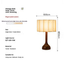 Axyaa Wabi Sabi Wood Table Lamp, Artisan Craft, Bedroom Study Decor, LED Light