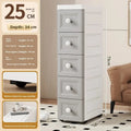 Axyaa Slim Utility Bin: PP Kitchen & Bathroom Organizer for Efficient Storage