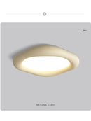 Axyaa Resin Cream Ceiling Lamp: Modern Minimalist Master Bedroom Light