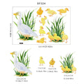 Axyaa Duck Family Glass Decals Set for Kids Room Decor