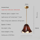 Axyaa Hand-Painted Glass Bellina Pendant Light for Home Decor