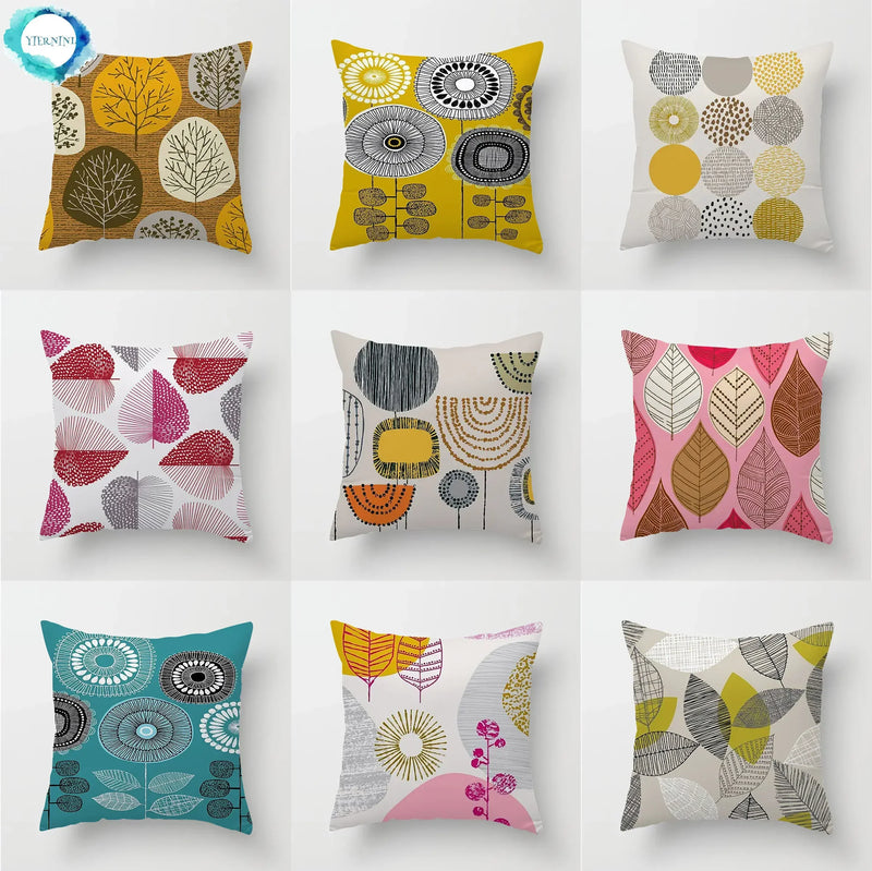 Bohemian Geometric Pattern Printed Pillowcase - Axyaa Brand
