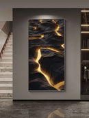 Axyaa LED Lava Art Wall Lamp for Living Room, Dimmable Abstract Hanging Painting