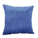 Axyaa Blue Velvet Cushion Cover 45x45cm - Nordic Decor for Living Room Sofa