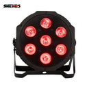 Axyaa LED Par 7x18W RGBWA+UV Lights for Party KTV Bar DJ Stage