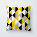 Axyaa Geometric Yellow Pillowcase for Chic Home Decor and Comfort