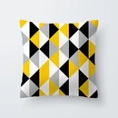 Axyaa Geometric Yellow Pillowcase for Chic Home Decor and Comfort