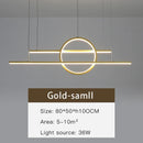 Axyaa Dimmable LED Chandelier for Kitchen Island & Dining, Minimalist Design