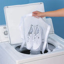Axyaa Sneaker Dryer Bag - Shoe Net with Elastic Straps, White, 15.5"x15.5"