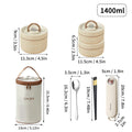 Axyaa Stainless Steel Insulated Bento Lunch Box for Kids