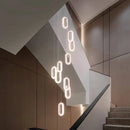 Axyaa Nordic Stair Chandelier, Living Room Dining Pendant Lights, Ceiling Light