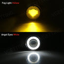 Axyaa LED Angel Eye Fog Light for Ford Focus Fusion Fiesta Explorer