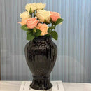 Axyaa French Style Ceramic Vase for Elegant Living Room Decor