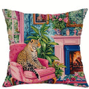 Axyaa Leopard Flower Flamingo Pillowcase Set