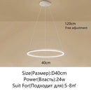 Axyaa Modern LED Pendant Chandelier for Living Room Restaurant Bedroom Lighting