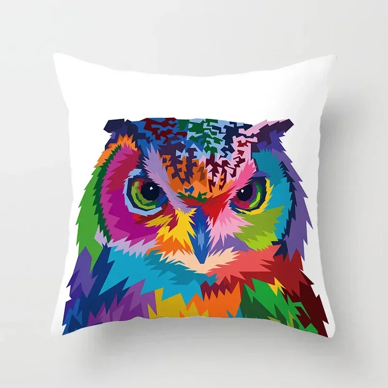 Axyaa Abstract Animal Pattern Pillowcase 45*45cm