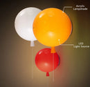 Axyaa Acrylic Balloon Light: Modern Dual Wall Sconce & Chandelier, E27 Pull Switch Lamp