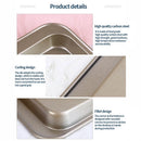 Axyaa Carbon Steel Non-Stick Baking Pan 33cm x 24cm - Oven Tray for Baking Variety of Foods