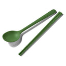 Axyaa Silicone Cutlery Set with Chopsticks and Spoons