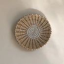 Axyaa Seaweed Straw Plate Wall Hanging - Handmade Scandinavian Nordic Style Decor