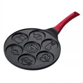 Axyaa Seven-hole Non-stick Animal Smiley Pancake Pan with Bakelite Handle
